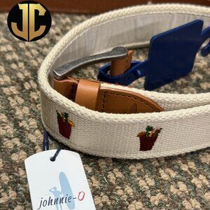Johnnie-O Bloody Mary Embroidered Belt, Size: 32
